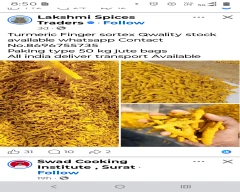 Normal Turmeric required in Nizamabad
